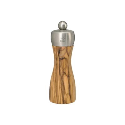 Peugeot - Moulin à sel manuel en bois d'olivier et inox 15cm