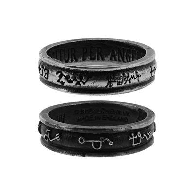 Alchemy Bague en argent Demon & Angel - Set de 2