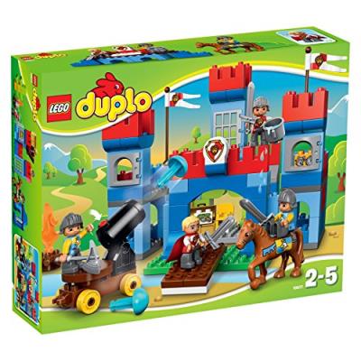 Lego duplo legoville-thème chevalier - 10577 - jeu de construction - le château royal