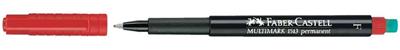 Faber-Castell - MULTIMARK Marqueur CD 12 , permanent S, bleu