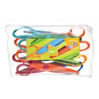 Trousse 6 ciseaux cranteurs enfants 16cm - JPC 275102 6 motifs différents !