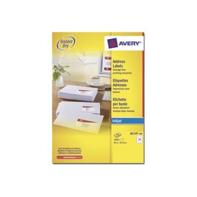 Avery - Étiquettes Adresses - 2400 Étiquette(S)
