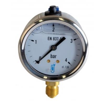 Manomètre glycérine 0-4 bar Ø 63mm