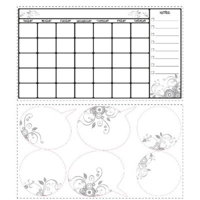 ROOMMATES RMK1556SCS SEC CALENDRIER EFFACER PEEL & STICK WALL DECAL