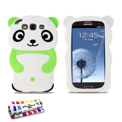 Coque souple Vert , Panda, ORIGINALE de MUZZANO pour SAMSUNG GALAXY S3