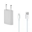 Chargeur Secteur + Cable Usb Apple Iphone 5 - 5s