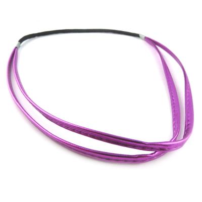 Serre-tête souple 'Simplicité' violet