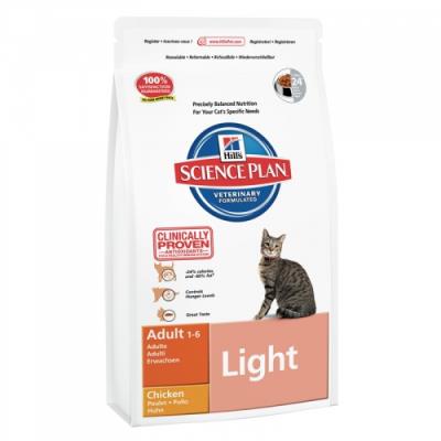 Croquettes hill's science plan feline adulte light poulet sac 5 kg