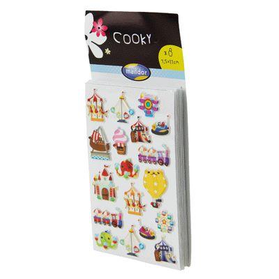Maildor - Stickers Déco 3d Cooky - Pochette De 160