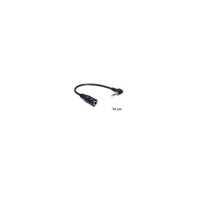 Delock Cable - Audio 3,5Mm Stereo -> 2,5Mm Ster Gew Bu/St 14Cm - Image 3