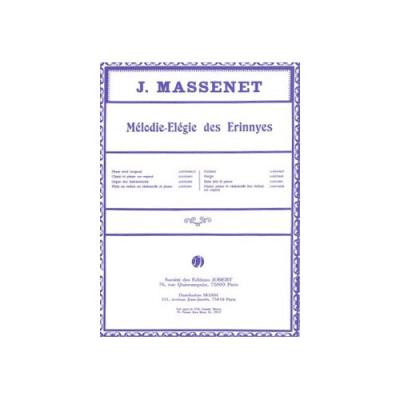 Partitions classique JOBERT MASSENET JULES - MELODIE ELEGIE - HARPE Harpe