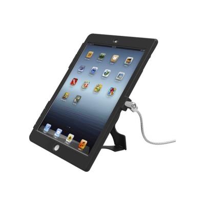 Compulocks iPad Lockable Case Bundle With T-Bar Cable Lock and iPad Air Security Case / Cover Black - beschermende bedekking voor tablet