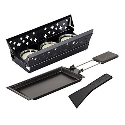 Raclette set candle light mini noir kuhn rikon 32170