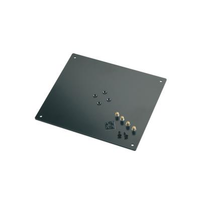 Enceintes de monitoring K&M 26792-032-56 PLAQUE SUPPORT NOIRE 320 X 5 X 280 MM 34 KG Pieds enceintes de monitoring