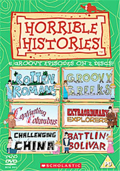 Horrible Histories - Rotten Romans / Captivating Columbus / Challenging China / Groovy Greeks / Extraordinary Explorers / Battling Bolivar