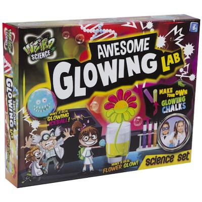 Weird Science - Awesome Glowing Lab - Kit d’Expériences Scientifiques Phosphorescente Version Anglaise