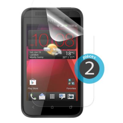 Set 2 films protecteurs écran pour HTC Desire 200