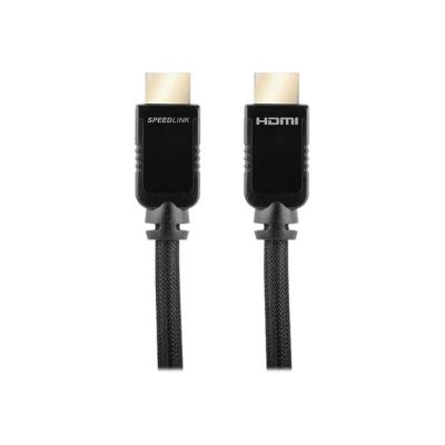 SPEEDLINK SL-2316-BK-200 SHIELD-3 High Speed HDMI Cable with Ethernet - HDMI met ethernetkabel - 2 m