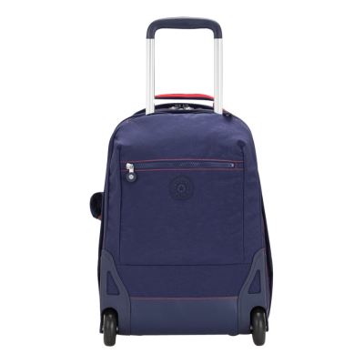 Kipling sac à dos à roulettes Soobin L Polish Blu
