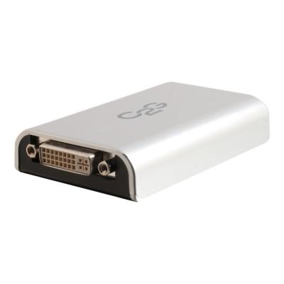 C2G USB 2.0 to DVI Adapter externe video-adapter - grijs