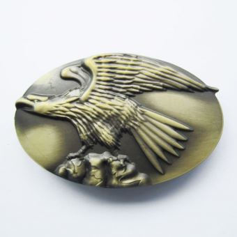 Boucle De Ceinture Dorée Aigle - Format 10x14 Cm, Neuf Sans étiquette, Parfait état