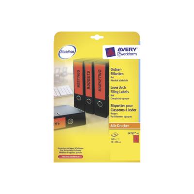 Avery L4762 - labels bestandmappen - 140 stuks