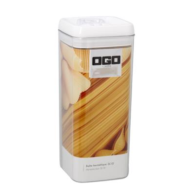 Boîte carré hermétique 3L1 hauteur 30 cm - Ogo Living