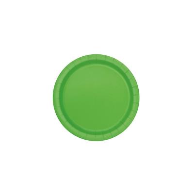 Petites assiettes vert clair (x8)