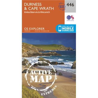 Os Explorer Map Active (446) Durness And Cape Wrath (Os Explorer Active Map) (Map)