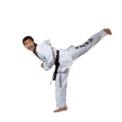 Dobok taekwondo Starfighter Kwon col noir T/190 - taille : 190 cm