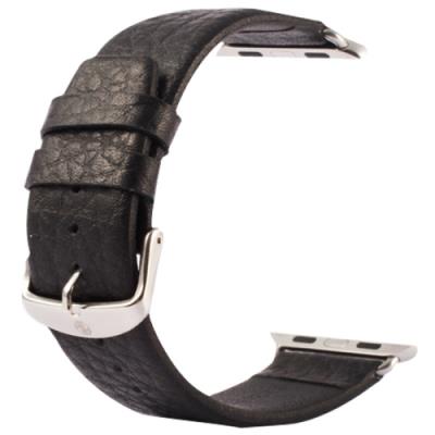 Apple Watch 42mm Coque Housse Cuir PU Noir Peau Kakapi avec Support