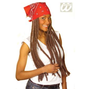 Bandana rouge ou marron - 1