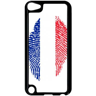 Coque ipod touch 5 empreinte digitale drapeau france