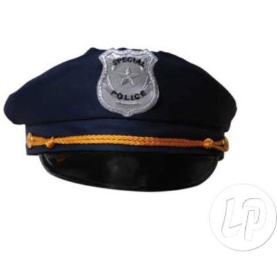 casquette de police bleu