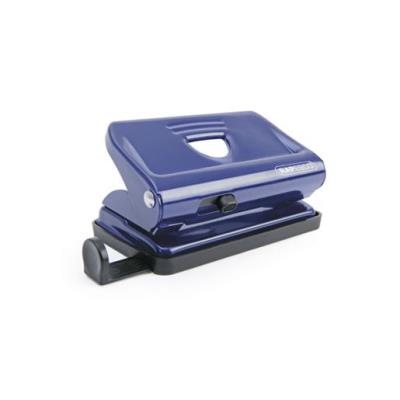 Perforateur 2 trous 810 en métal 12 feuilles Bleu