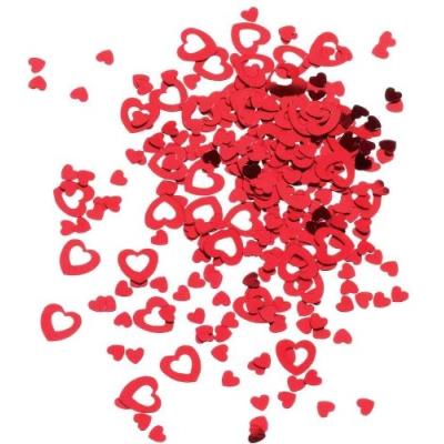 Confetti herz, en film, couleur rouge susy card 11144896