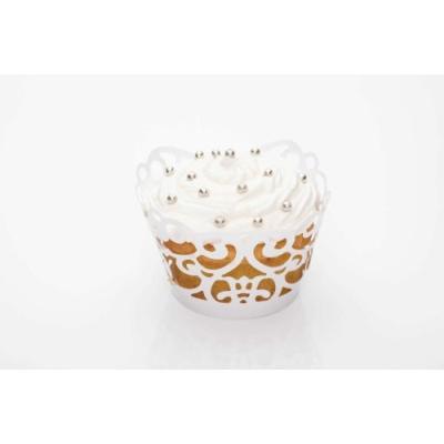 kitchencraft sweetly does it lot de 12 petits emballages à gâteaux motif dentelle