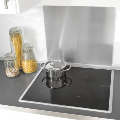 zeller 27276 panneau four/anti-projections en inox 56 x 49 cm