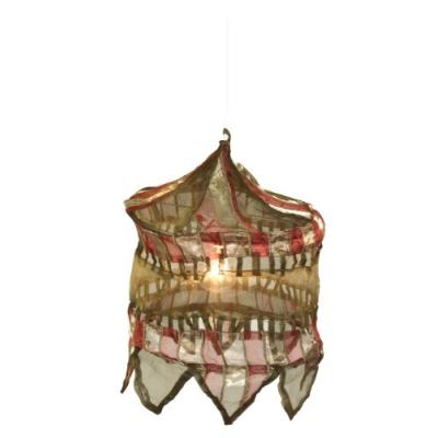 Naeve Leuchten 753761 Salome Luminaire Suspendu En Tissu Multicoloremétal Hauteur 40 Cm Diamètre 25 Cm
