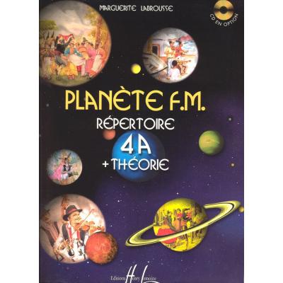 Méthode et pédagogie LEMOINE LABROUSSE MARGUERITE - PLANÈTE F.M. VOL.4A - RÉPERTOIRE ET THÉORIE Formation musicale - solfège