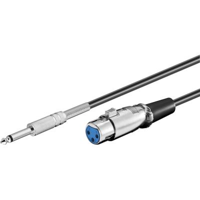 Câble jack 6,35 mm / XLR blindé - 6m