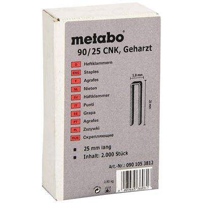 Metabo 0901053812 Agrafes