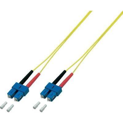 Duplex connecteur sc sc 9 125µ monomode os2 efb elektronik 2m jaune o2513.2