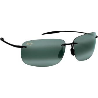 Maui jim breakwall noir gris neutre polar+ - medium-large - Lunettes ...