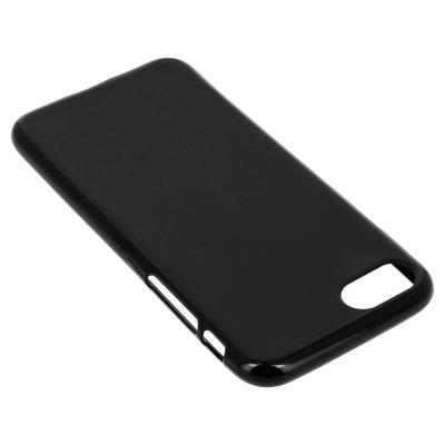 Avizar Coque Souple Silicone Gel Noir iPhone SE 2022 / 2020 et 8 / 7
