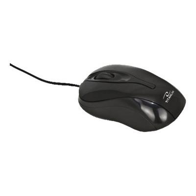 Titanum HORNET 3D - muis - USB - zwart