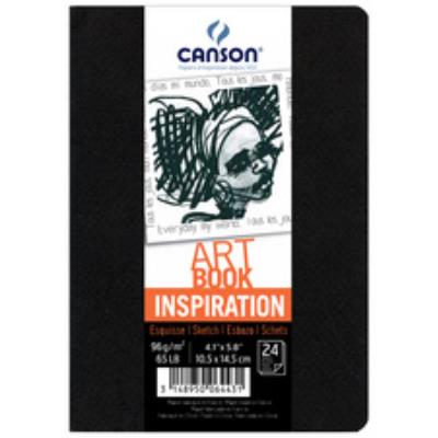 CANSON Carnet de dessins ARTBOOK INSPIRATION, A5, noir