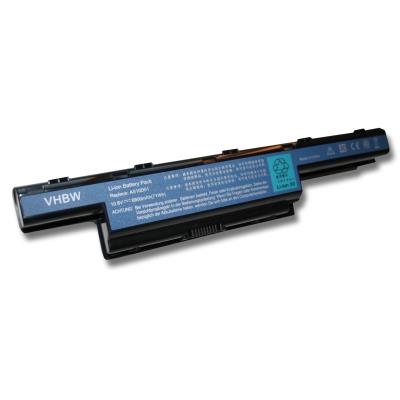 Batterie LI-ION 6600mAh noire pour ACER TravelMate 5740 etc., remplace 31CR19/652, AS10D31, AS10D3E, AS10D41, AS10D61, AS10D71