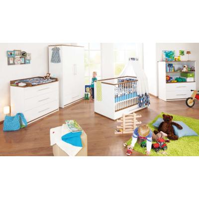 Pinolino - Chambre bébé Tuula blanche et marron