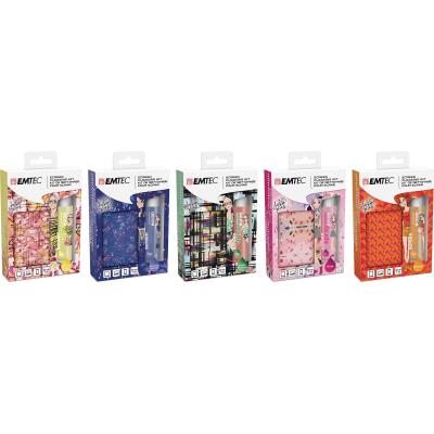 EMTEC Fashion Prints Kit - Schermreinigingsset (pak van 5)